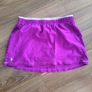 SMARTWOOL Purple Athletic RUNNING SHORTS